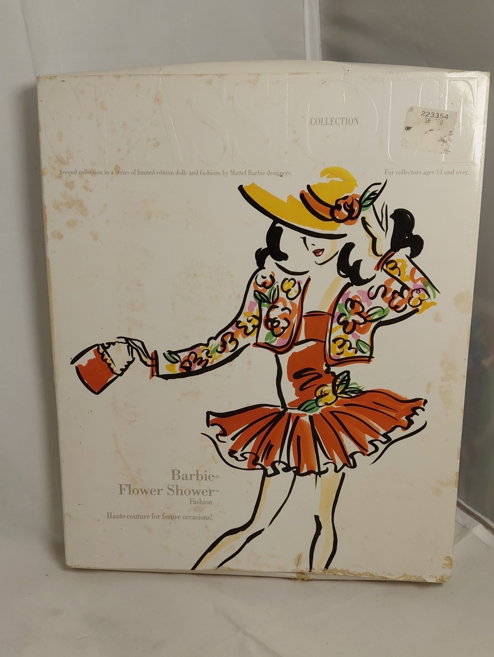 Mattel 1993 Barbie Classique Collection Flower Shower Fashion,